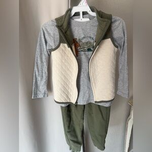 Carter's Olive Green Kids' Outfit
